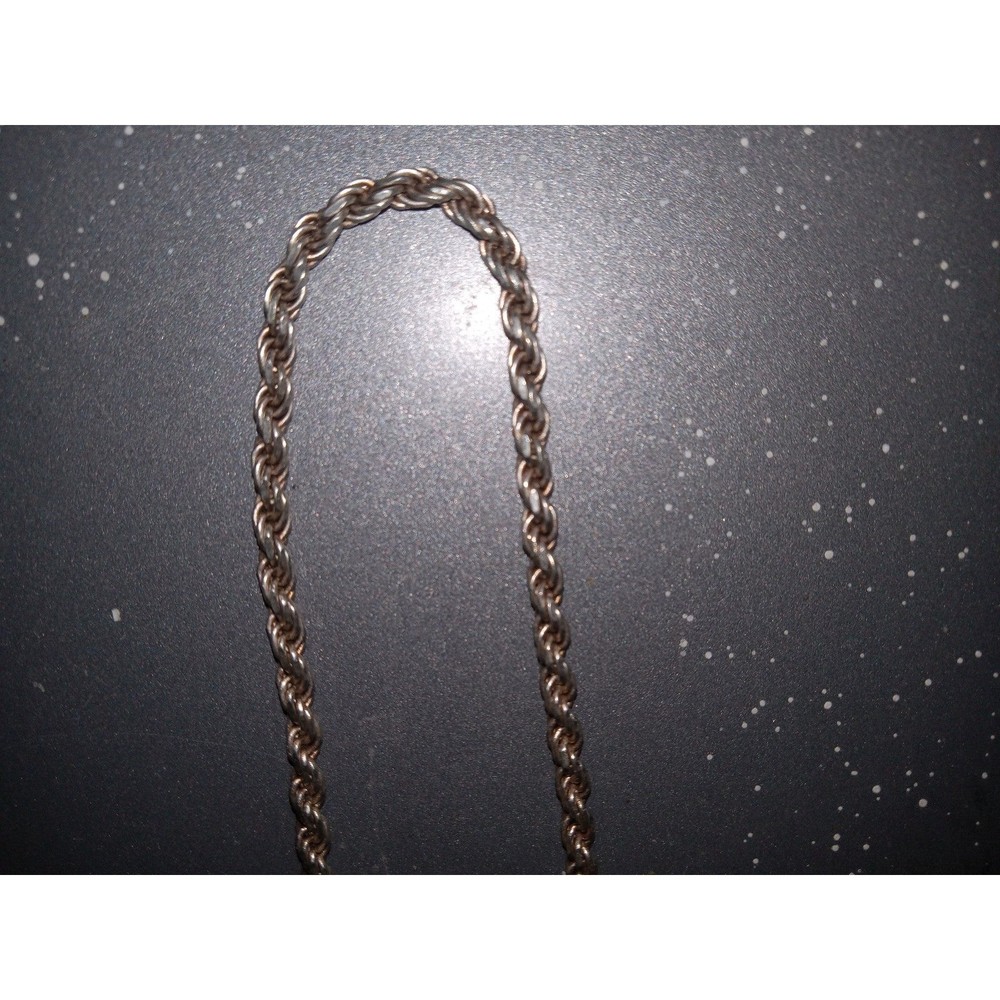925 Silver 18in Rope Chain Necklace